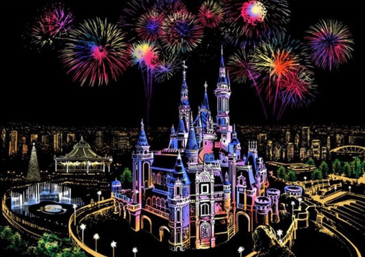 Scratch Painting - Dream Castle