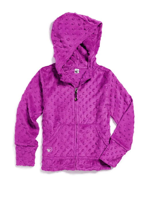 Minky Bubble Hoodie - Orchid