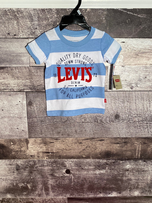 Levi's dusk blue stripe s/s tee