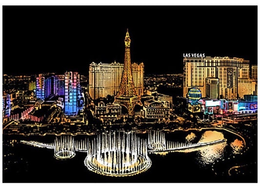 Scratch Painting - Las Vegas