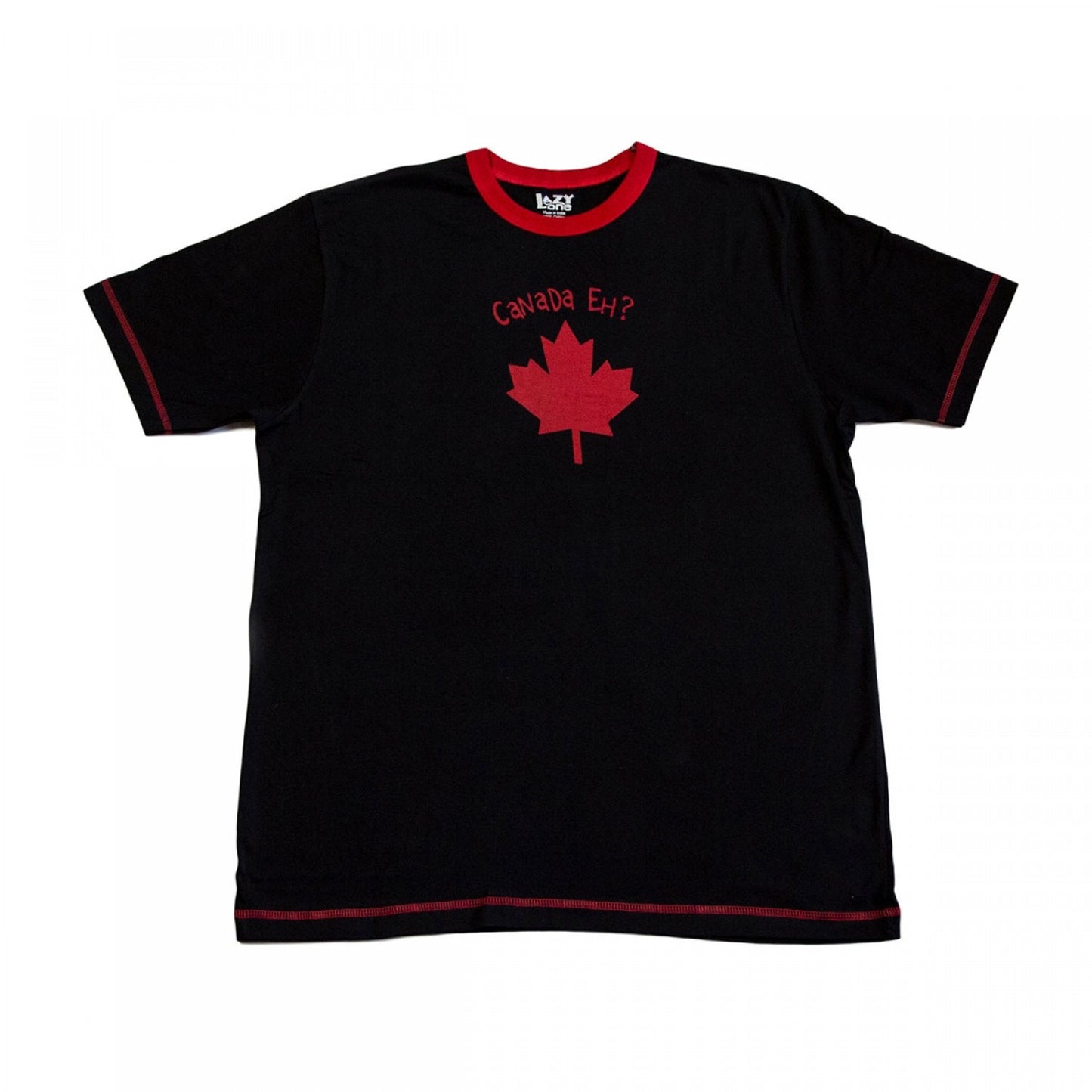 lazy one Canada eh red adult pj top