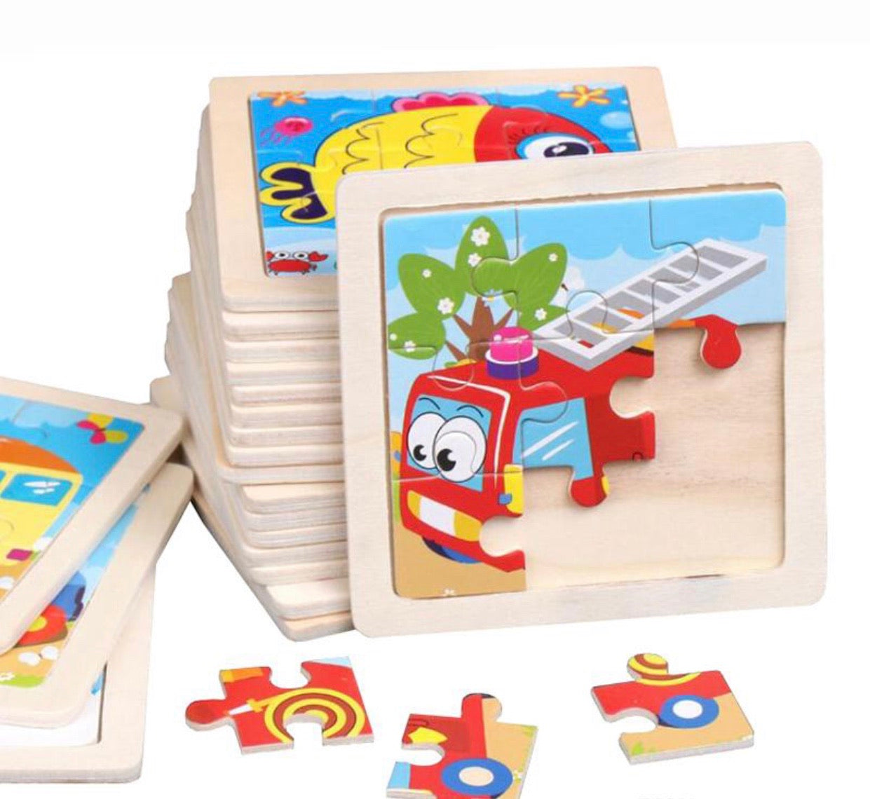 small wooden puzzle