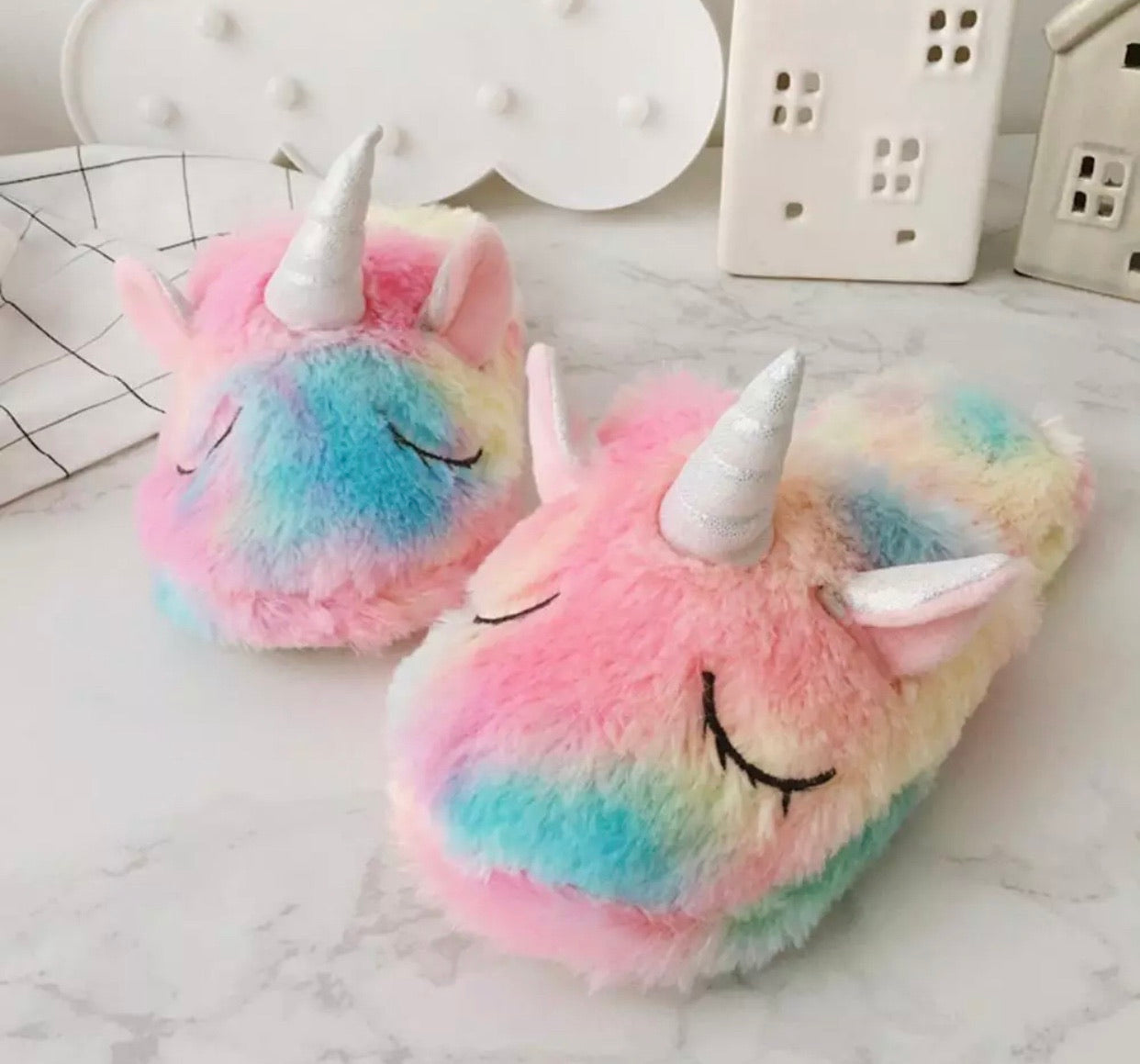 unicorn slippers