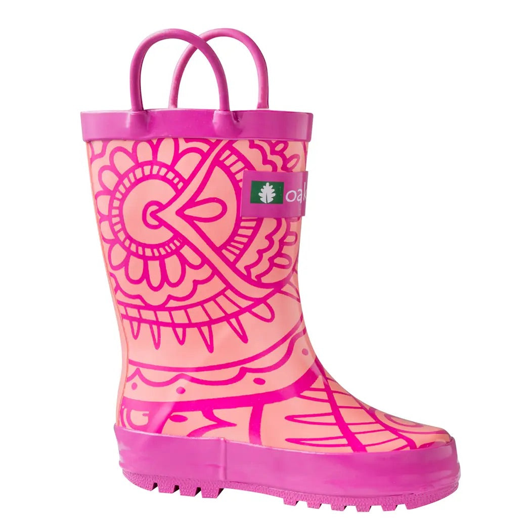 Oaki rain boot - henna pink