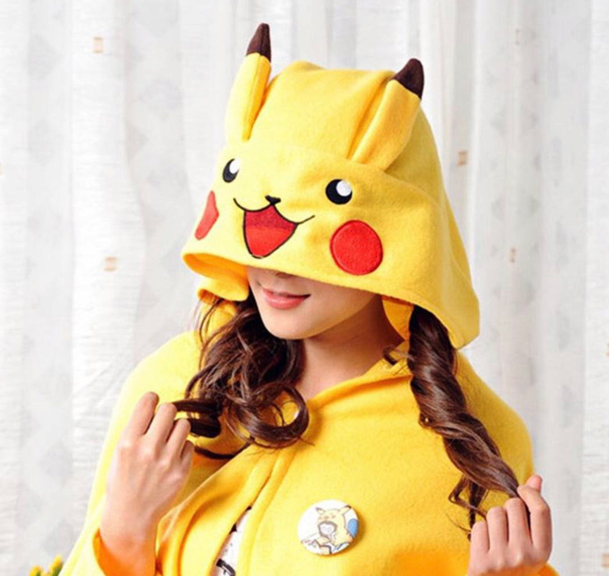 pikachu hooded blanket