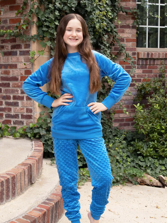Inspiration Blue - Minky Bubble Jogger