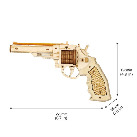 DIY 3D Puzzle: Corsac M6 0 Rubber Band Gun