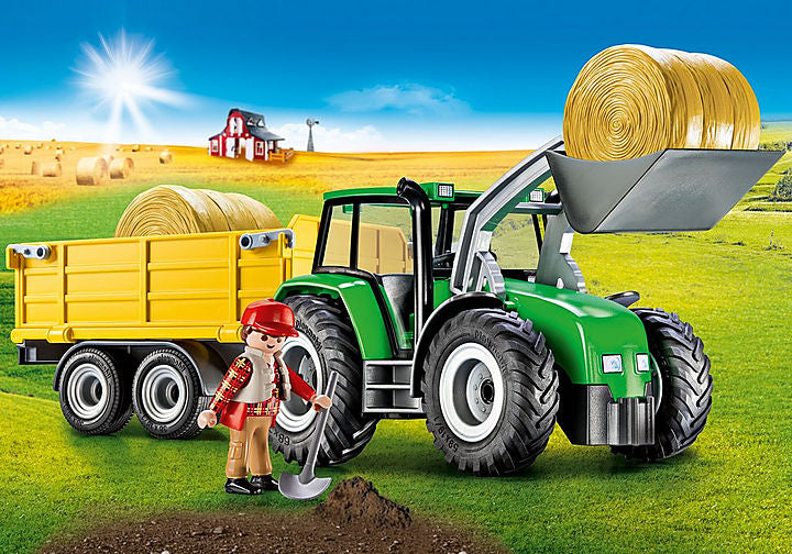 Playmobil Tractor with Trailer 9317