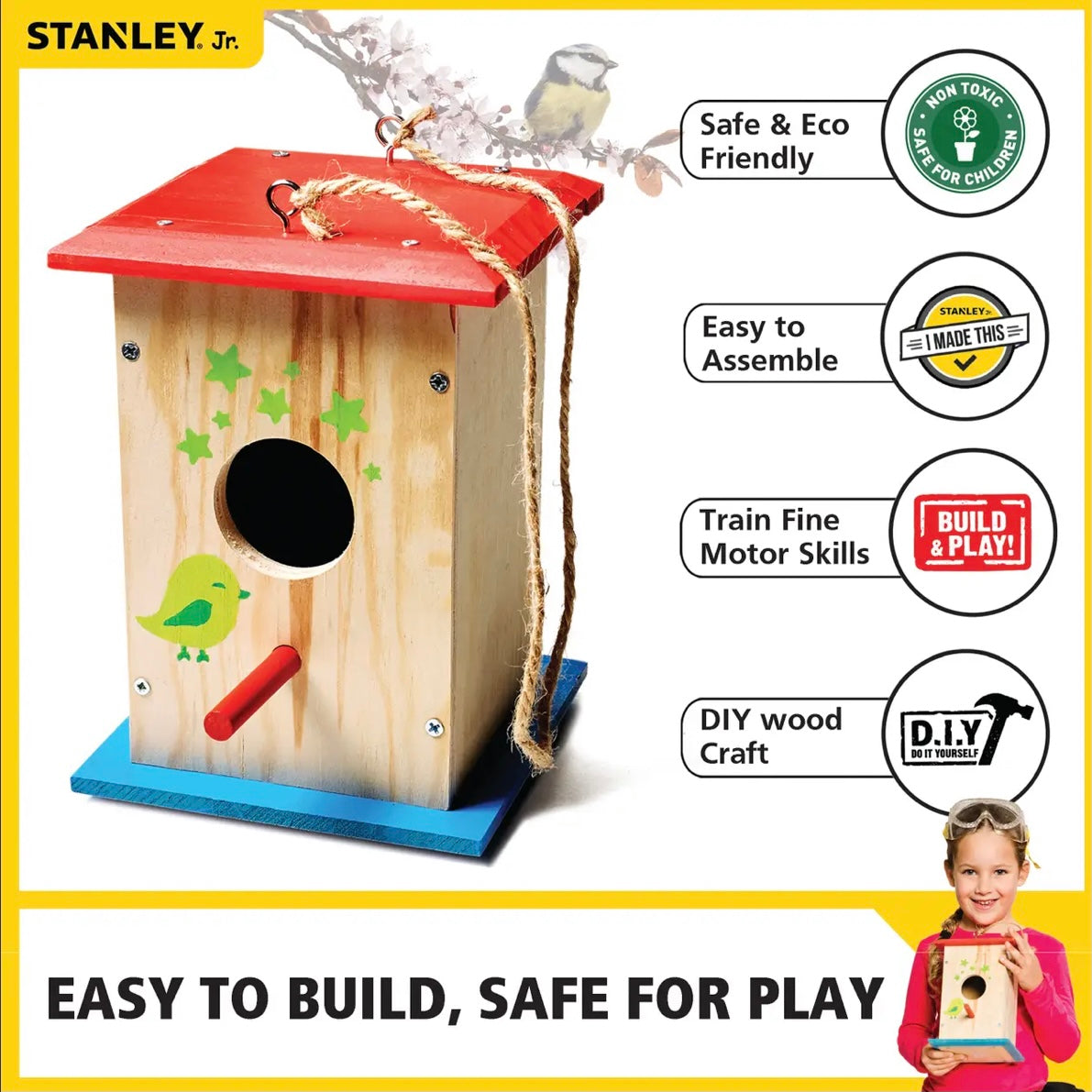 Stanley Tools DIY birdhouse