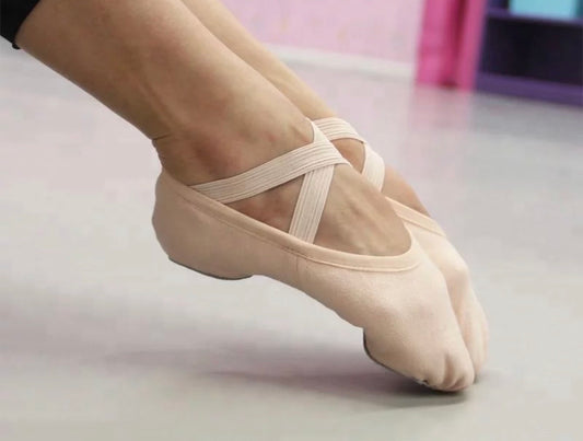 stretch canvas split sole
